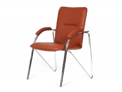 Офисное кресло Chairman 850 экокожа Terra 111 коричневый