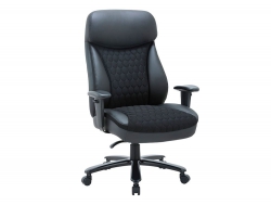 Офисное кресло Chairman CH414 экокожа/ткань, черный