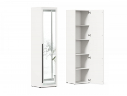 Шкаф одностворчатый с зеркалом Тип 2 Джоли ЛД.535.110.000