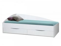 Кровать Фея-3 асимметричная 1900х800 белый