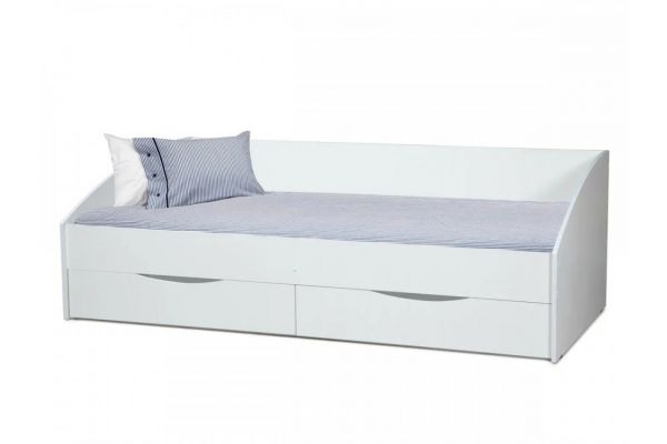 Кровать Фея-3 симметричная 2000х900 белый