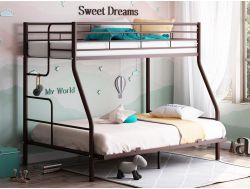 Двухъярусная кровать Гранада-3 140 коричневая