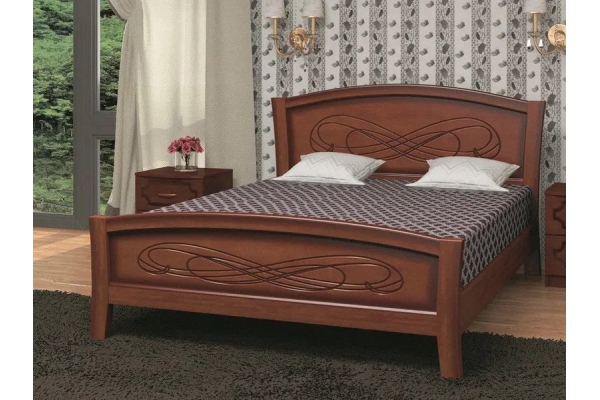 Кровать Карина-16 900 Орех
