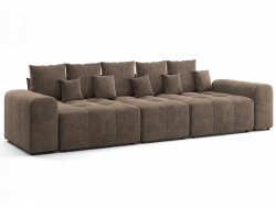 Модульный диван Торонто Вариант 2 коричневый