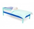Кровать Svogen Classic с бортиком мятно-синий