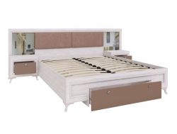 Кровать с ортопедическим основанием 1600 Саванна М06