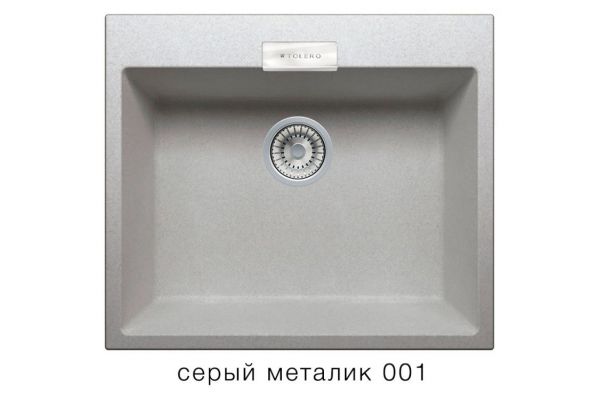 Кухонная мойка Tolero Loft TL580 Серый металлик 001