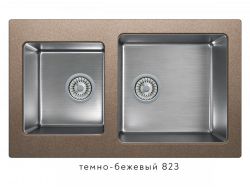 Кухонная мойка Tolero twist TTS-840 Темно-бежевый 823