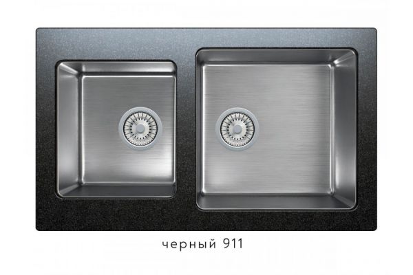 Кухонная мойка Tolero twist TTS-840 Черный 911