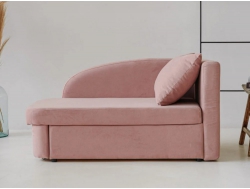 Диван 1050 правая ориентация розовый