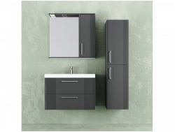 Комплект для ванны навесной Альба 80 антрацит