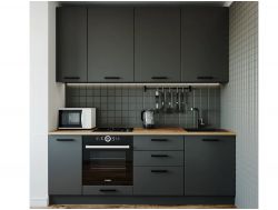 Кухня Антрацит 2200 (верх 950мм)