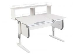 Парта СУТ.25-01-Д2 белый с серым