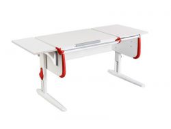 Парта СУТ.25-01 К белый с красным