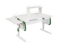 Парта СУТ.25-02-Д1 белый с зеленым