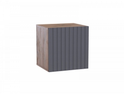 Шкаф навесной МС Ливерпуль Дуб Вотан/Графит Софт