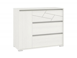 Комод с дверкой и тремя ящиками Аделина 4-4433