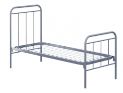 Кровать металлическая одноярусная Армейская 1900*900 мм