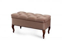 Банкетка № 15 3 вариант Коричневый велюр