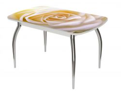 Стол обеденный Бостон 2 триумф чайная роза