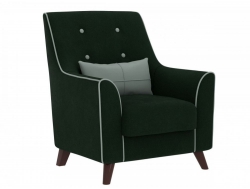Кресло Далас Вариант 10 изумрудный мех