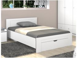 Кровать Дельта-19.02 Сильвер белая