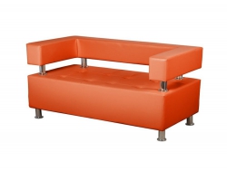 Диван 3х Местный Борк Оранжевый