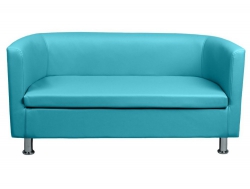 Диван бирюзовый кожаный Марс