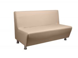 Диван кожаный Рон бежевый