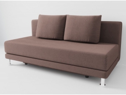 Диван Стандарт без подлокотников 01ДВСТ Кофе рогожка