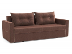 Диван Оригами жаккард тесла шоколад / жаккард тесла крем