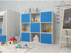 Стеллаж Джери винтерберг-голубой