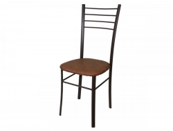 Стул Лайт ДХ-5 на коричневом каркасе цвет коричневый