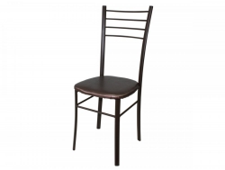 Стул Лайт ДХ-5 на коричневом каркасе цвет темный перламутр