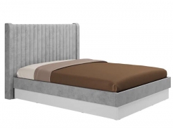 Кровать Эдем 1800 с ПМ ЛДСП белое