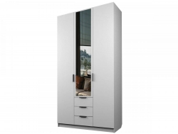 Шкаф с 3 ящиками Экон ЭШ3-РП-19-12-3я одно зеркало