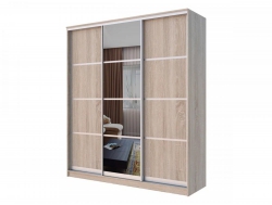 Шкаф-купе Хит 23-4-20-151 с разделителями на двери