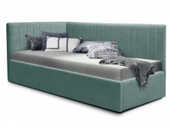 Кровать подростковая правая 800 Фрейм Страйп вивальди 19