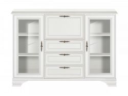 Тумба S320-KOM2W3S1B Кентаки Белый