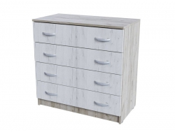 Комод 4 ящика КМ 554-М Басса Крафт