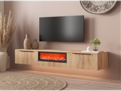 Тумба-камин Oskar подвесная Дуб золотой/Тегола