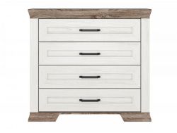 Комод KOM4S Марсель ясень снежный