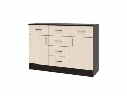 Комод София К1200 2Д венге/дуб белфорт