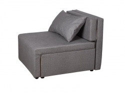 Кресло-кровать Милена велюр серый