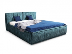 Кровать Чикаго 1400 вариант 3 Аликанте изумруд