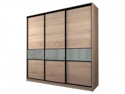 Шкаф-купе Max МШ-27-6-27/2-999 пленка светло-серая