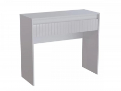 Макияжный стол МС Ливерпуль Белый/Белый Глянец