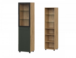 Пенал со стеклом Милан Олива Софт