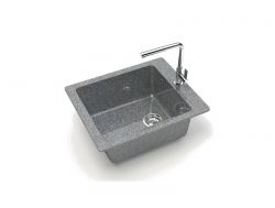 Мойка прямоугольная Линди Z8Q8 темно-серый
