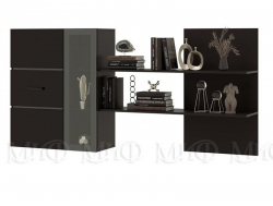 Шкаф навесной с полкой Николь Черный